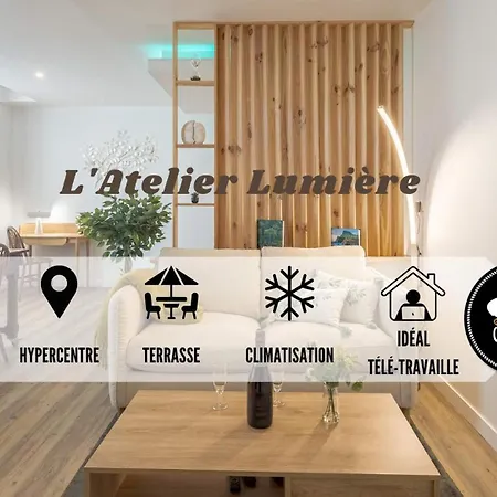 L'Atelier Lumiere - Hypercentre - 3 Pers Apartment Troyes Exterior photo